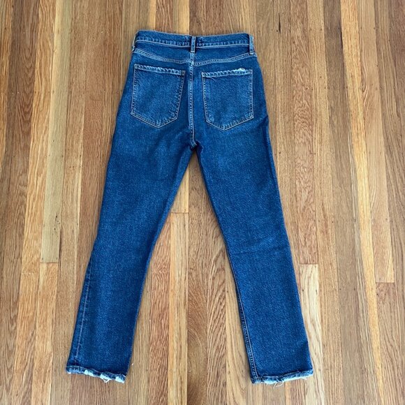 Agolde Riley High Rise Straight Crop Jeans - Picture 4 of 6